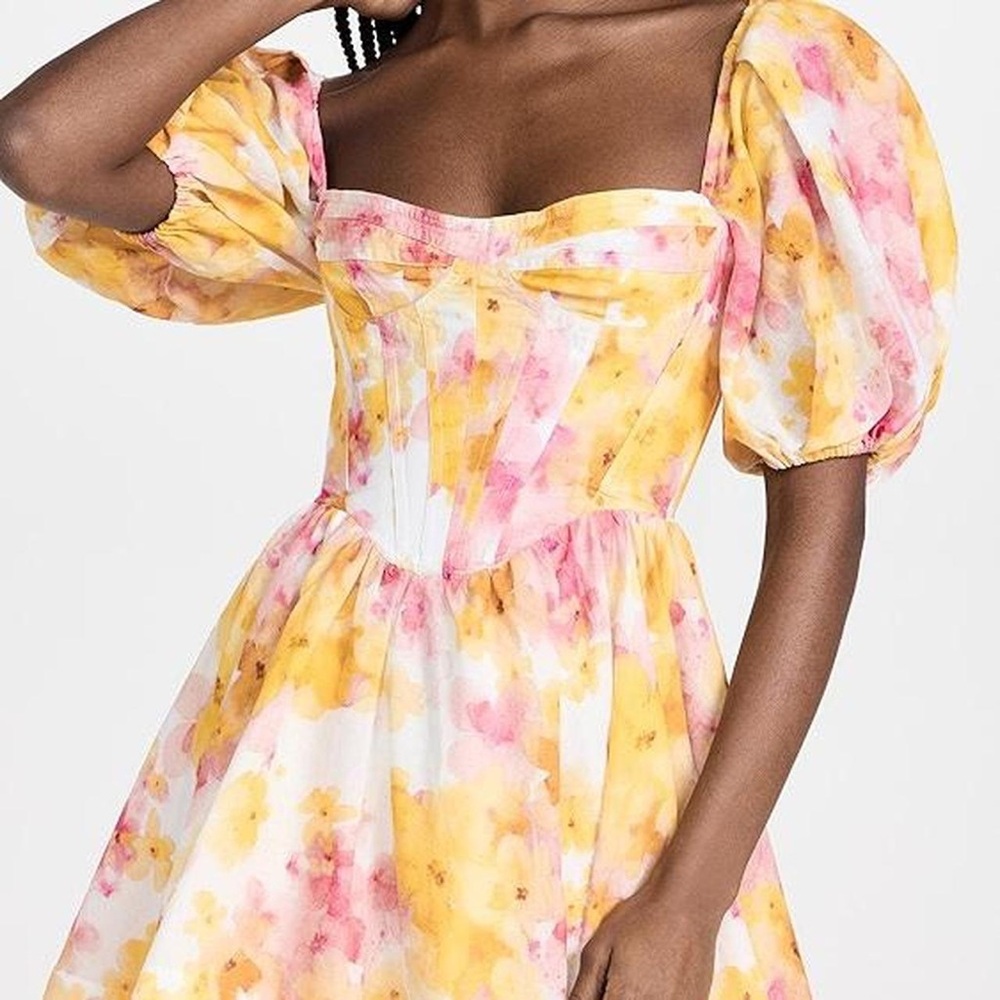 Bardot Kiah Puff Sleeve Dress